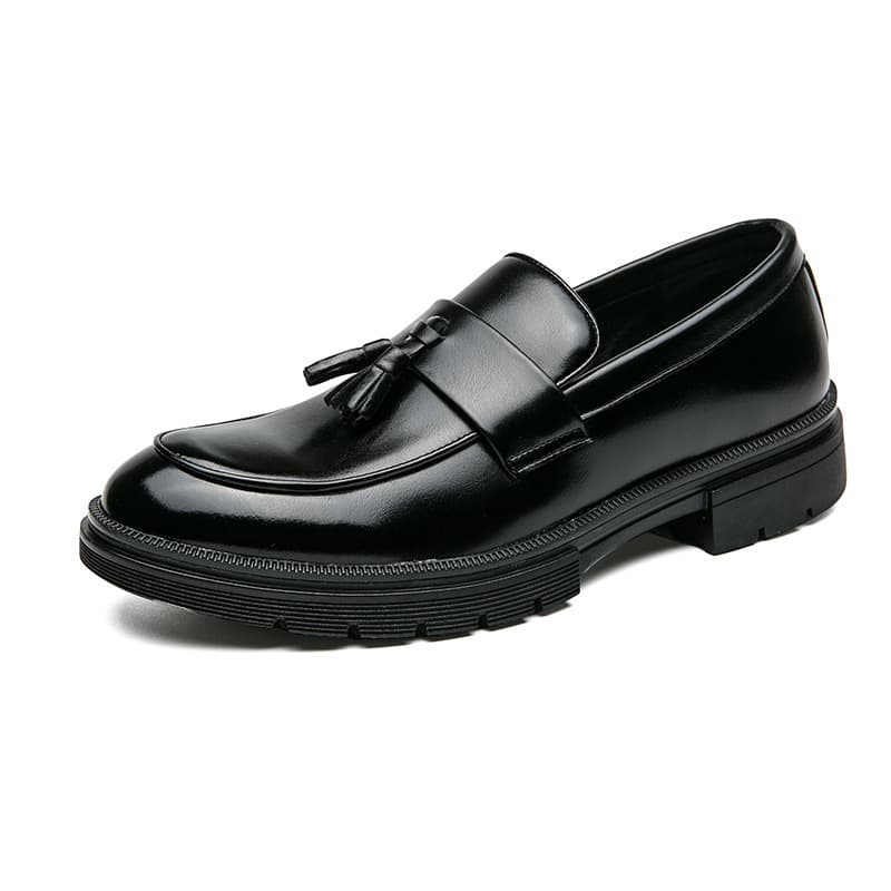 Zapatos loafers para hombre, estilo brogue clásico