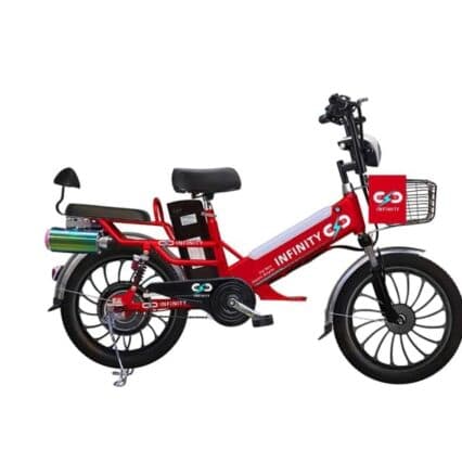 Bicicleta Electrica Infinity EB 400 Roja