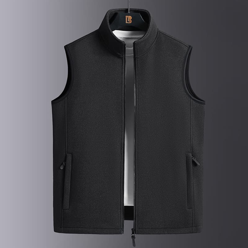 Chaleco de fleece grueso acolchado