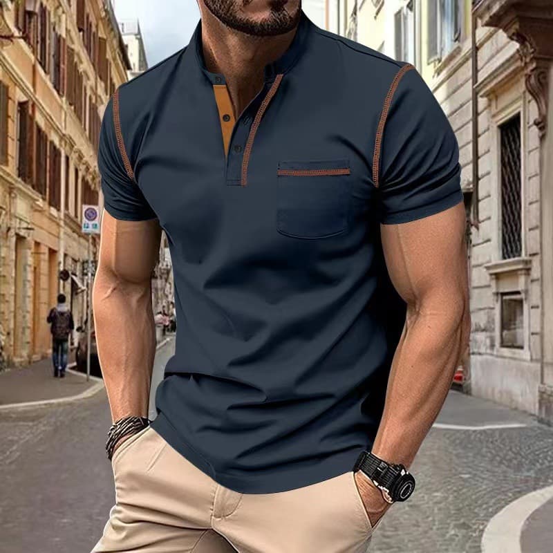 Polo de manga corta de secado rápido para verano