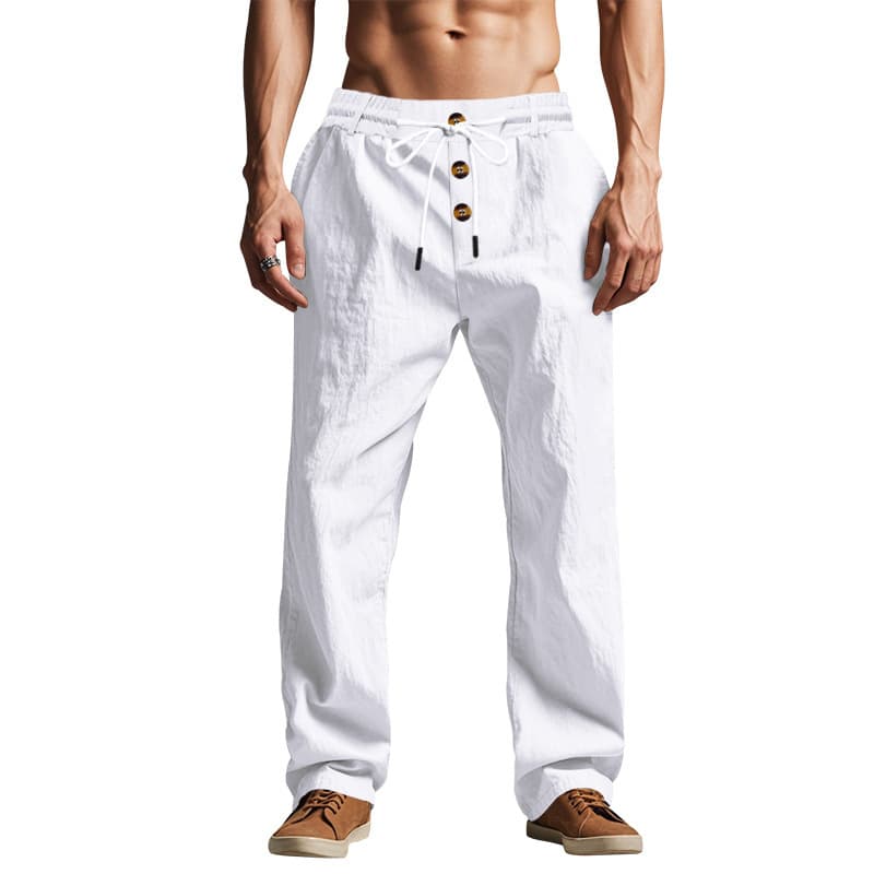 Pantalón hombre transpirable, suelto, ideal para playa y deportes