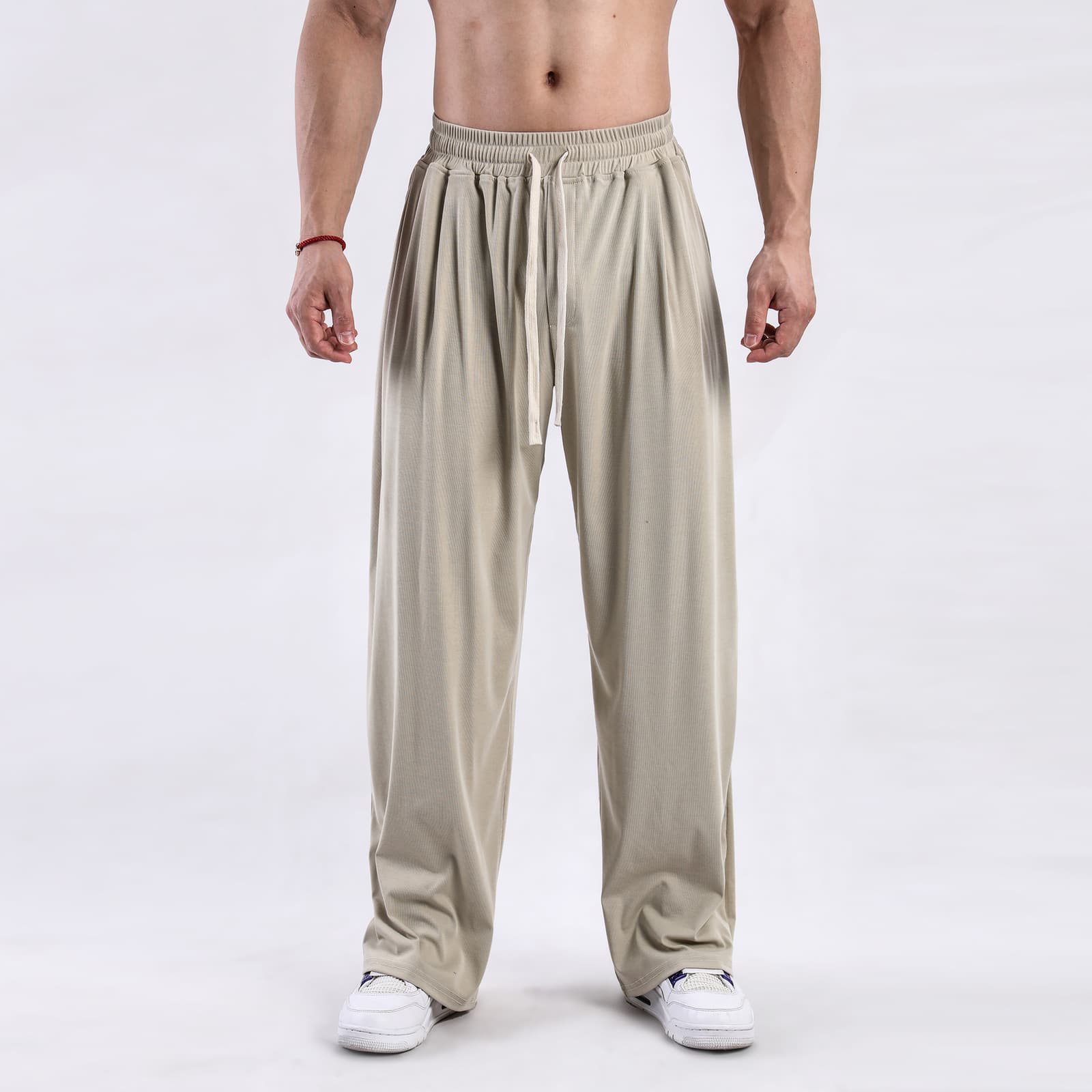 Pantalones rectos casual para hombre