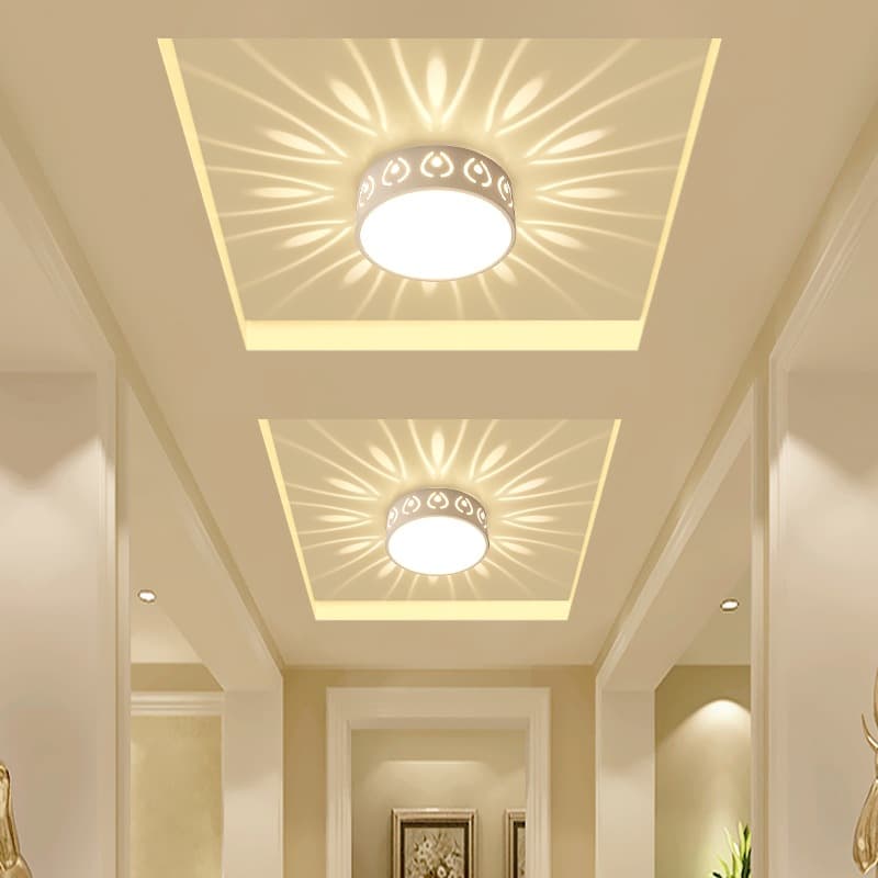 Luminaria LED moderna para pasillos