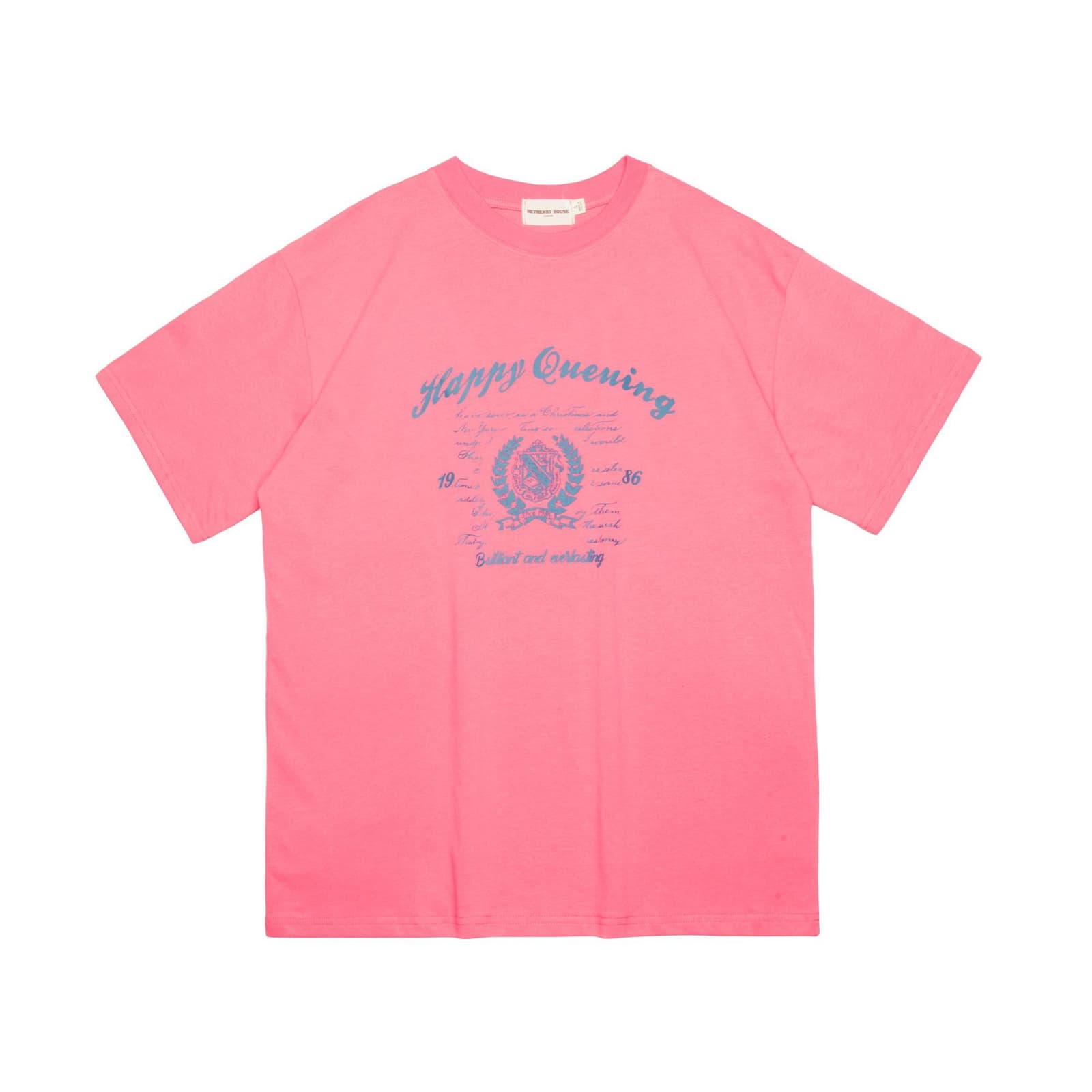 Camiseta para hombre con estampado de insignia