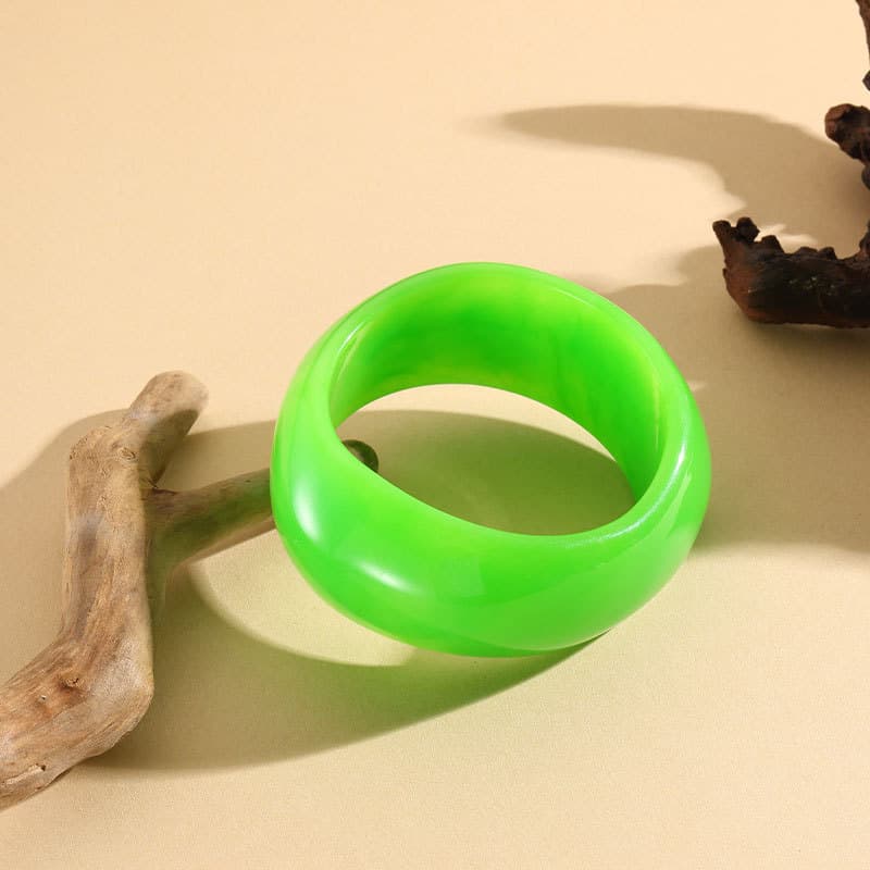 Pulsera de resina con diseño de moda para mujer