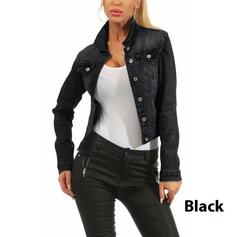 Chaqueta de denim para mujer