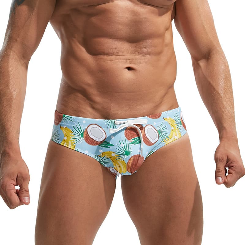 Traje de baño para hombre con diseño estampado