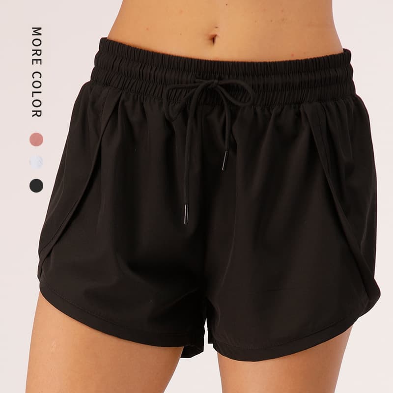 Pantalones cortos yoga training anti-brillo para mujer