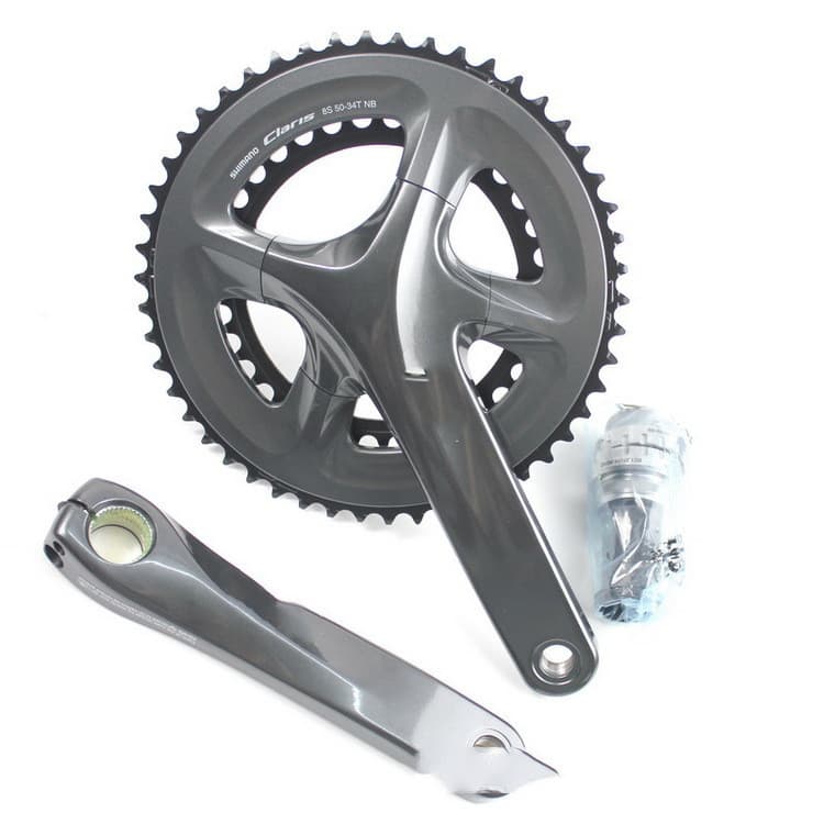 Plato de cadena 50-34t para bicicleta de ruta de 8 velocidades
