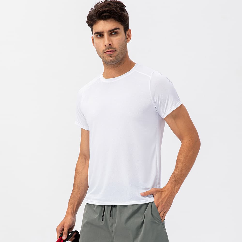 Camiseta deportiva de hombre secado rápido transpirable