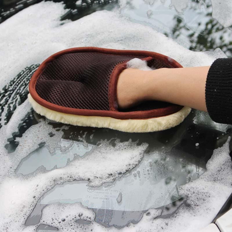 Guantes de limpieza para auto con felpa suave