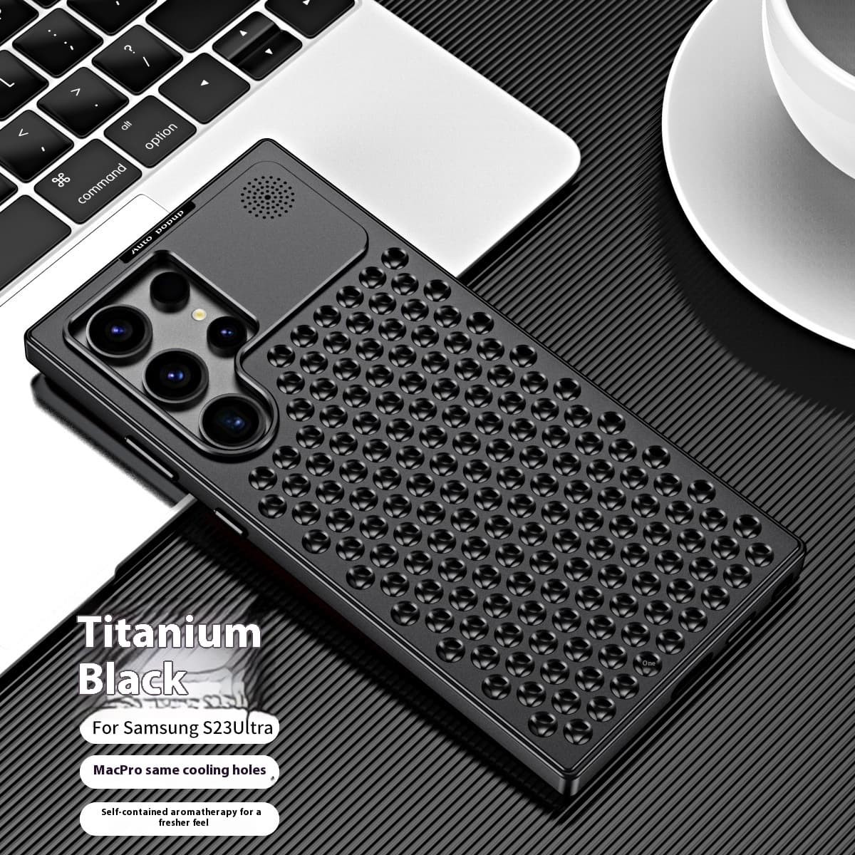 Funda de aluminio con disipación térmica para Samsung