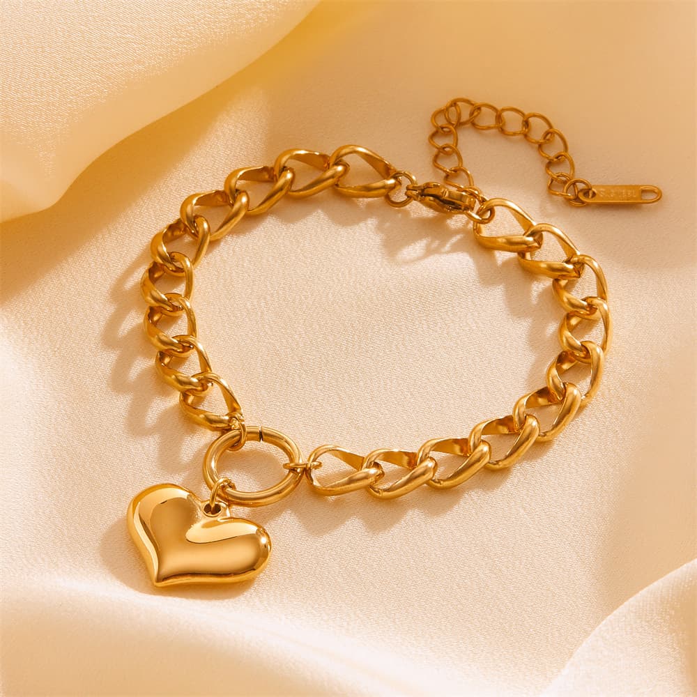 Pulsera de acero titanio con diseño retro