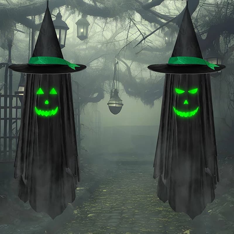 Sombrero de mago fantasma para Halloween