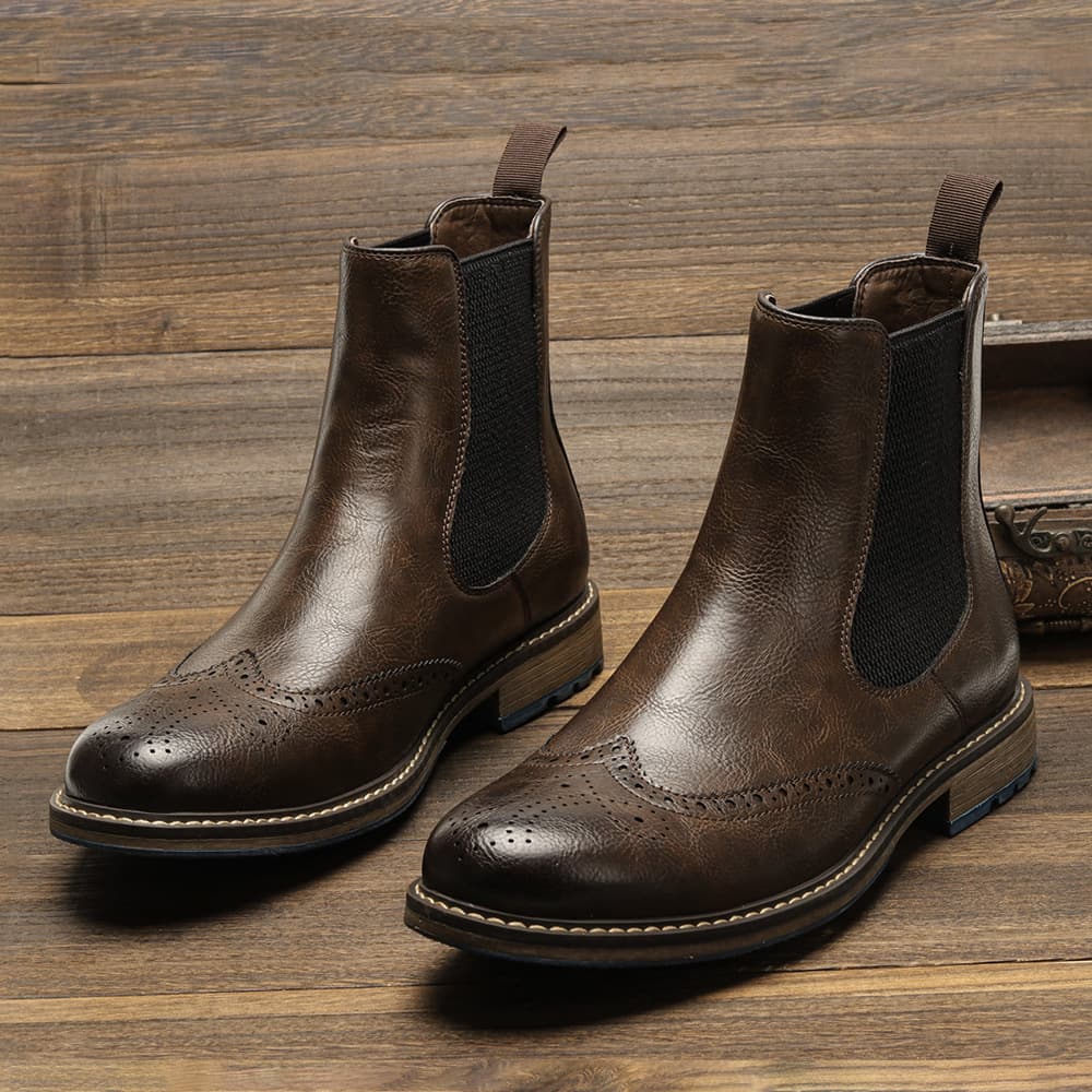 Botas Chelsea vintage para hombre