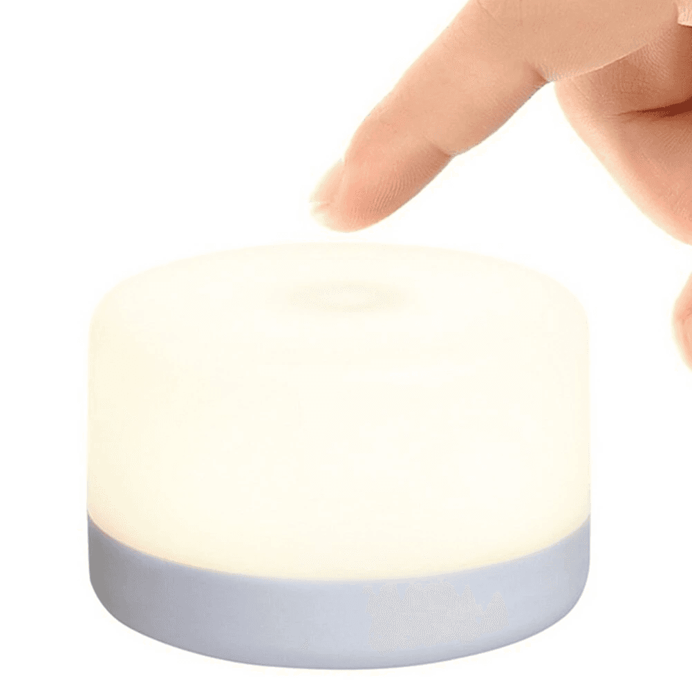 Lámpara LED portátil recargable USB luz nocturna compacta