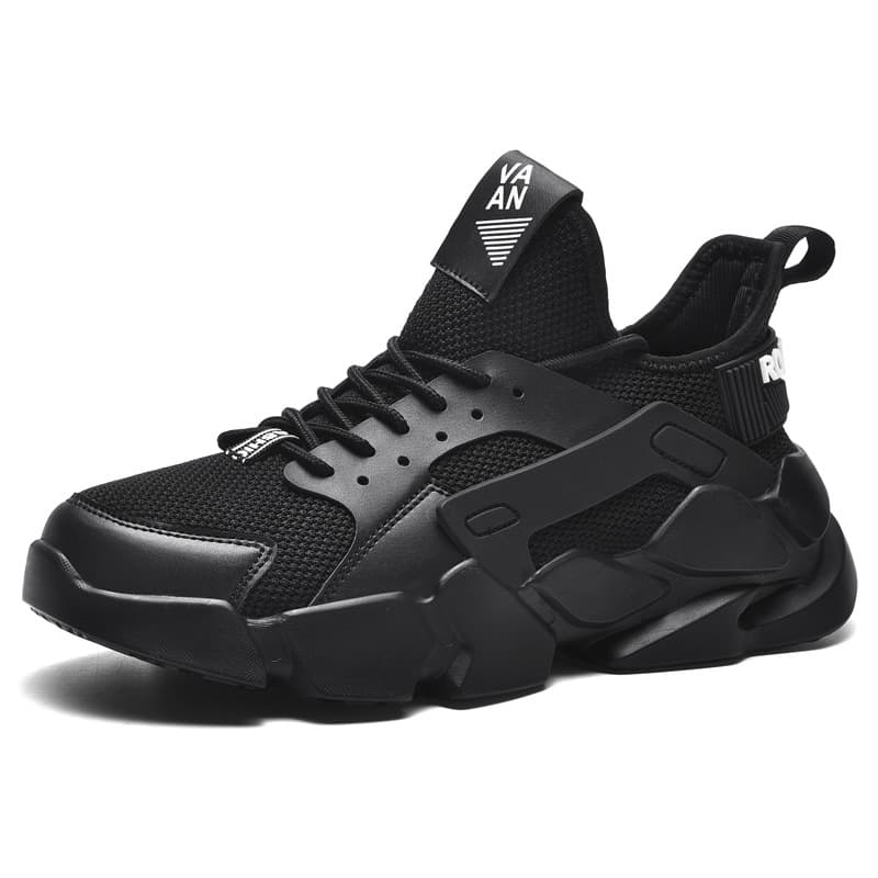 Zapatillas running deportivas transpirables blancas para hombre