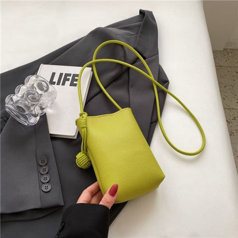 Bolso bandolera mini para teléfono en piel sintética