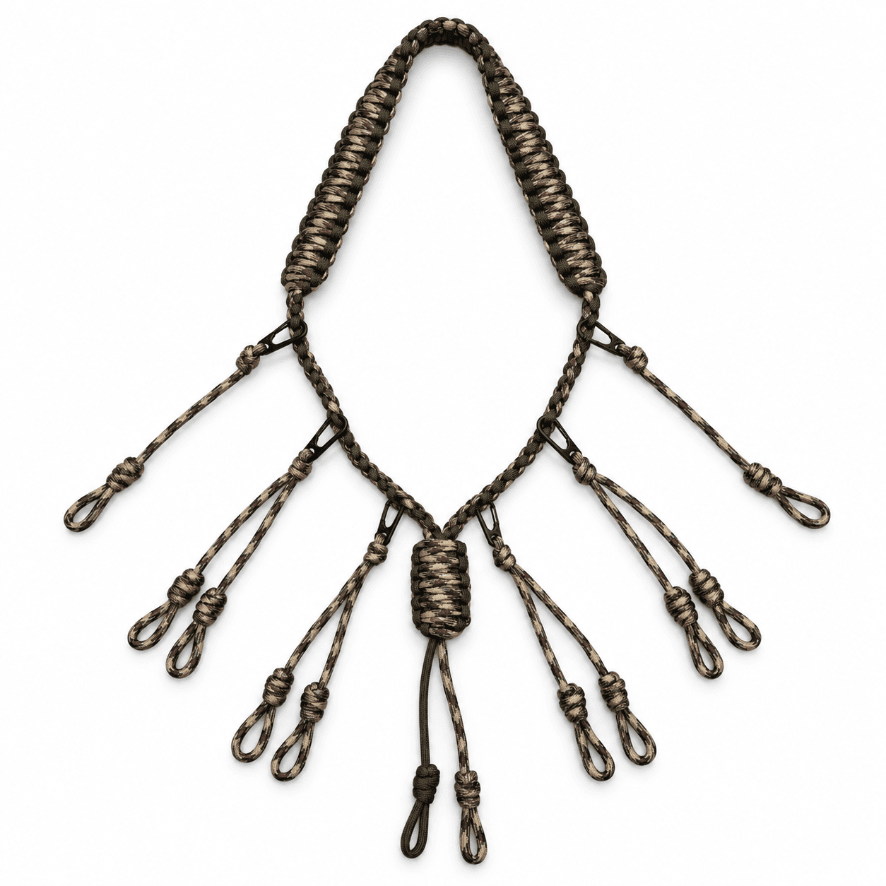 Lanyard portacall de caza nylon trenzado resistente