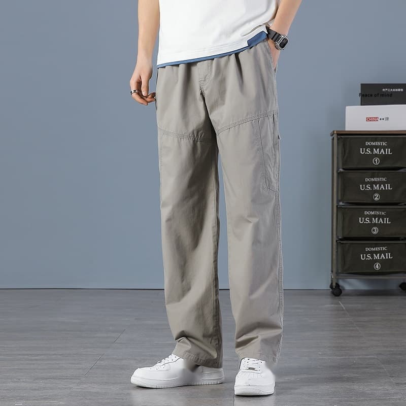 Pantalones cargo sueltos y amplios para hombre