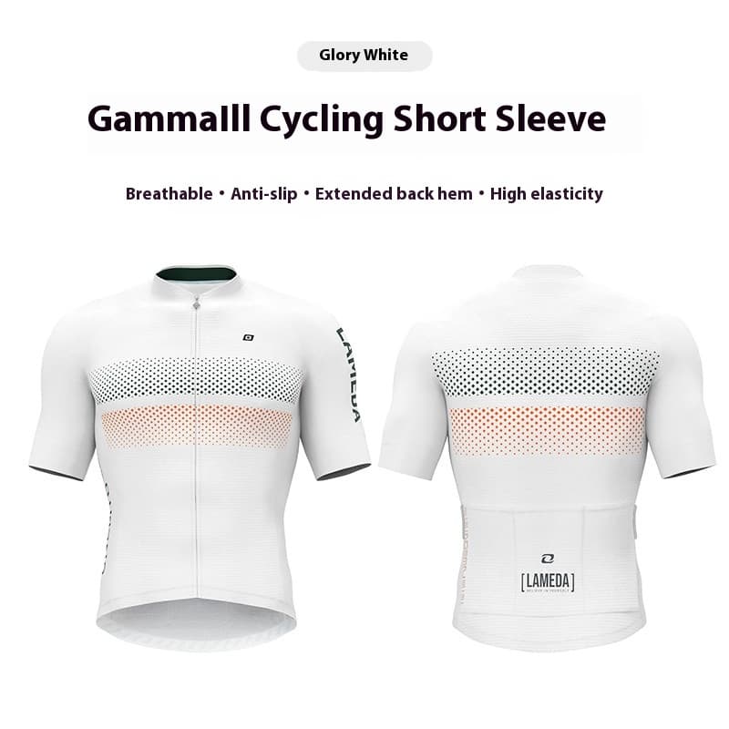 Jersey de ciclismo de manga corta transpirable