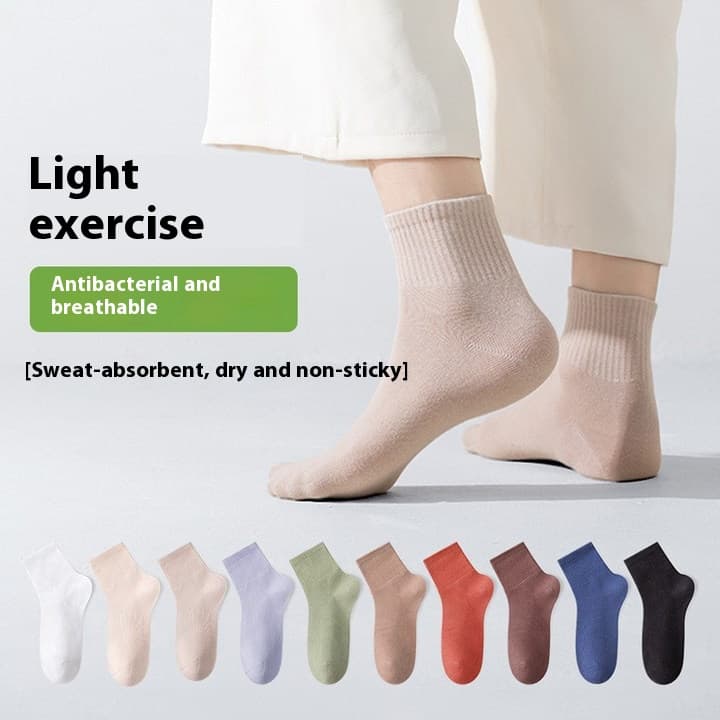Calcetines de algodón antibacteriano transpirable para hombre
