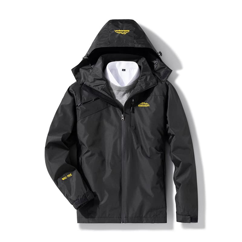 Chaqueta shell exterior impermeable hombre y mujer