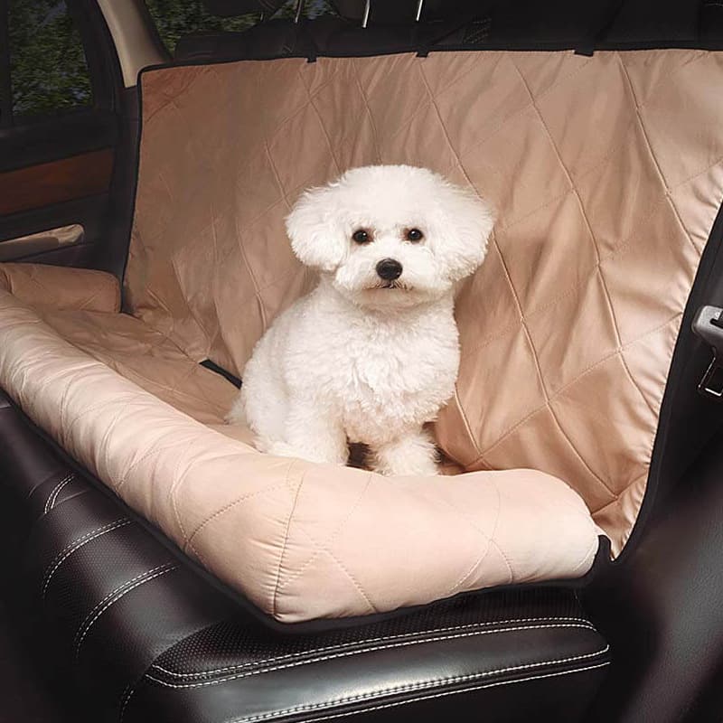 Tapete de algodón para asiento trasero del auto