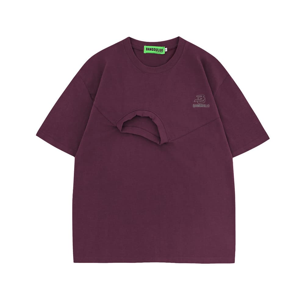 Camiseta hombre con doble cuello