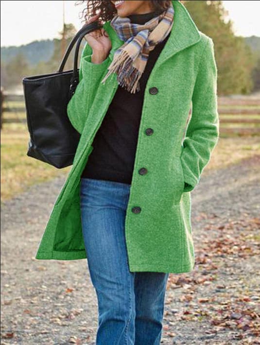 Abrigo cardigan con múltiples botones