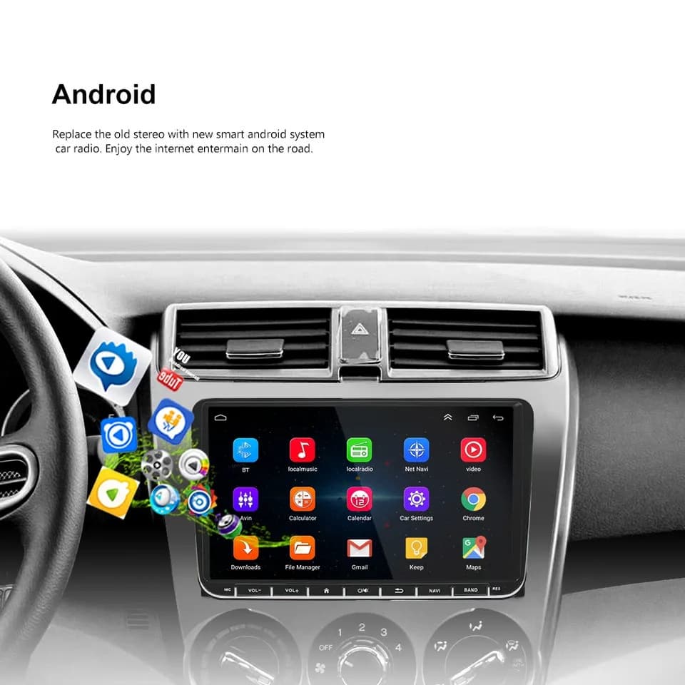 Unidad multimedia Android 12 para automóvil
