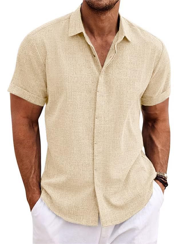 Camiseta suelta de poliéster con cuello parado