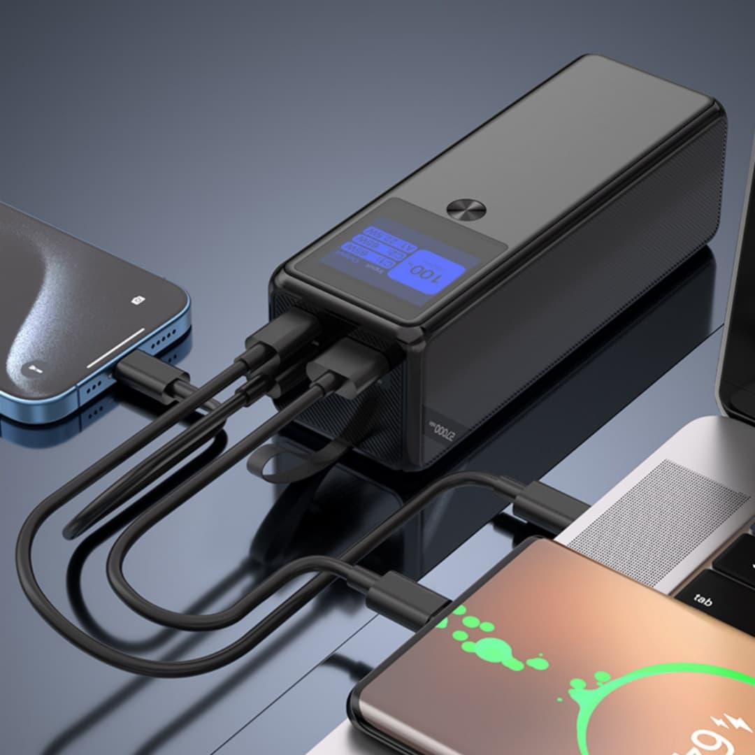 Batería portátil de carga rápida bidireccional 27000 mAh