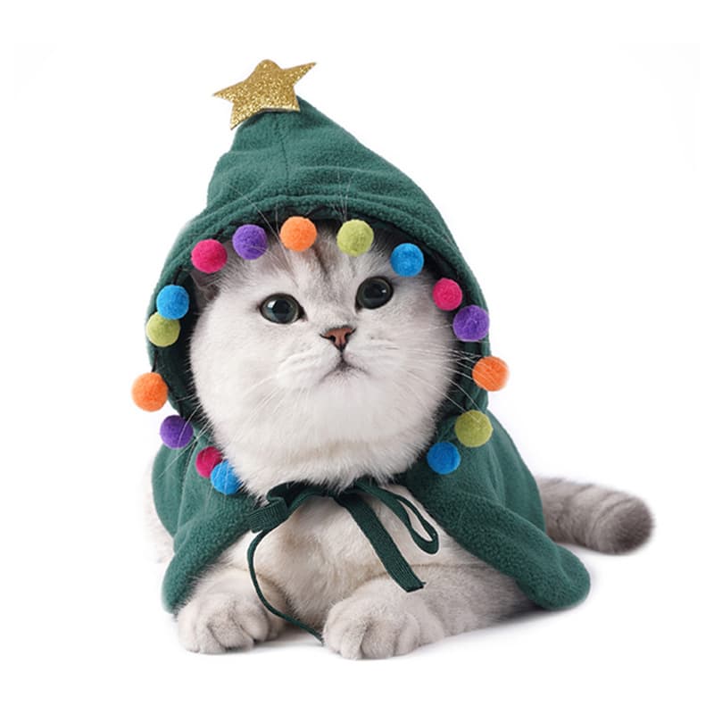 Disfraz navideño adorable para gatos y perros