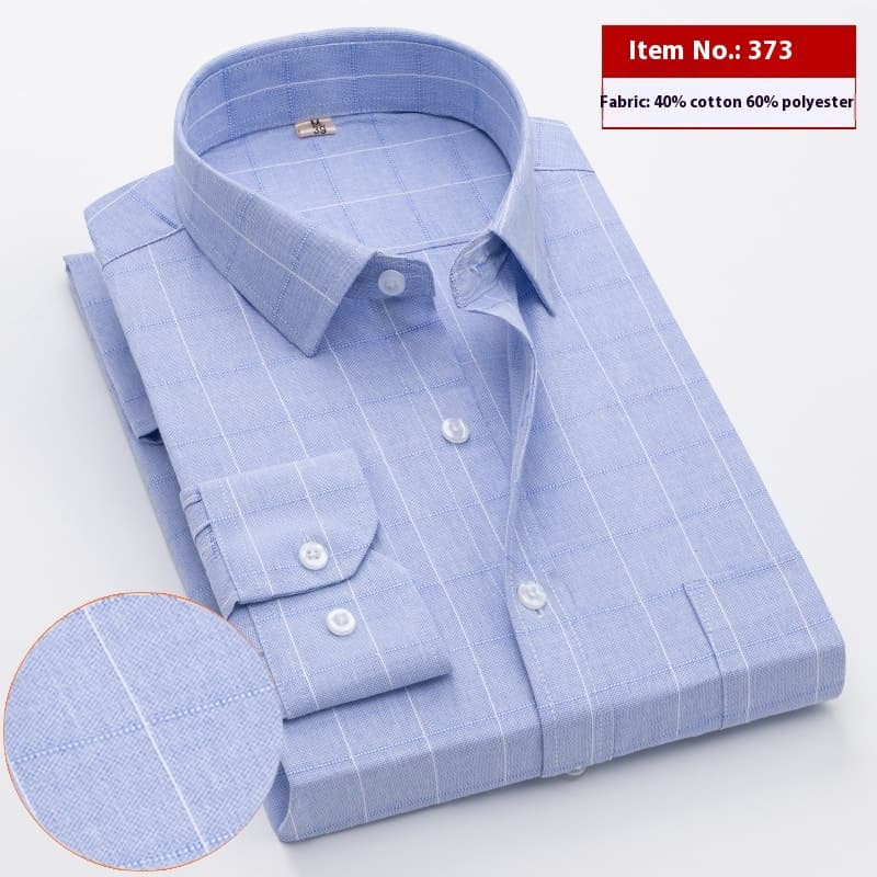 Camisa de manga larga de algodón para hombre