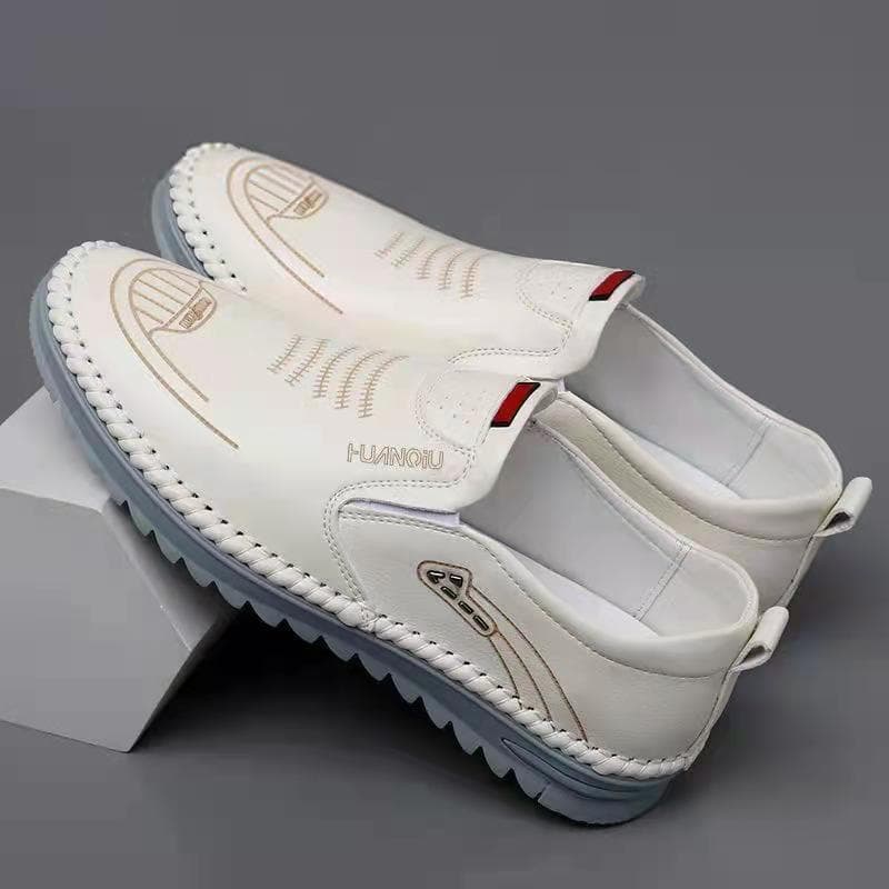 Zapatos de cuero suave casuales para hombre