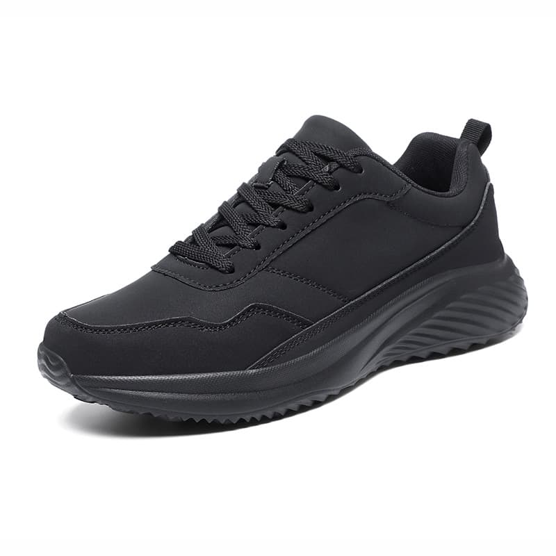 Zapatos de carrera casuales negros con suela suave