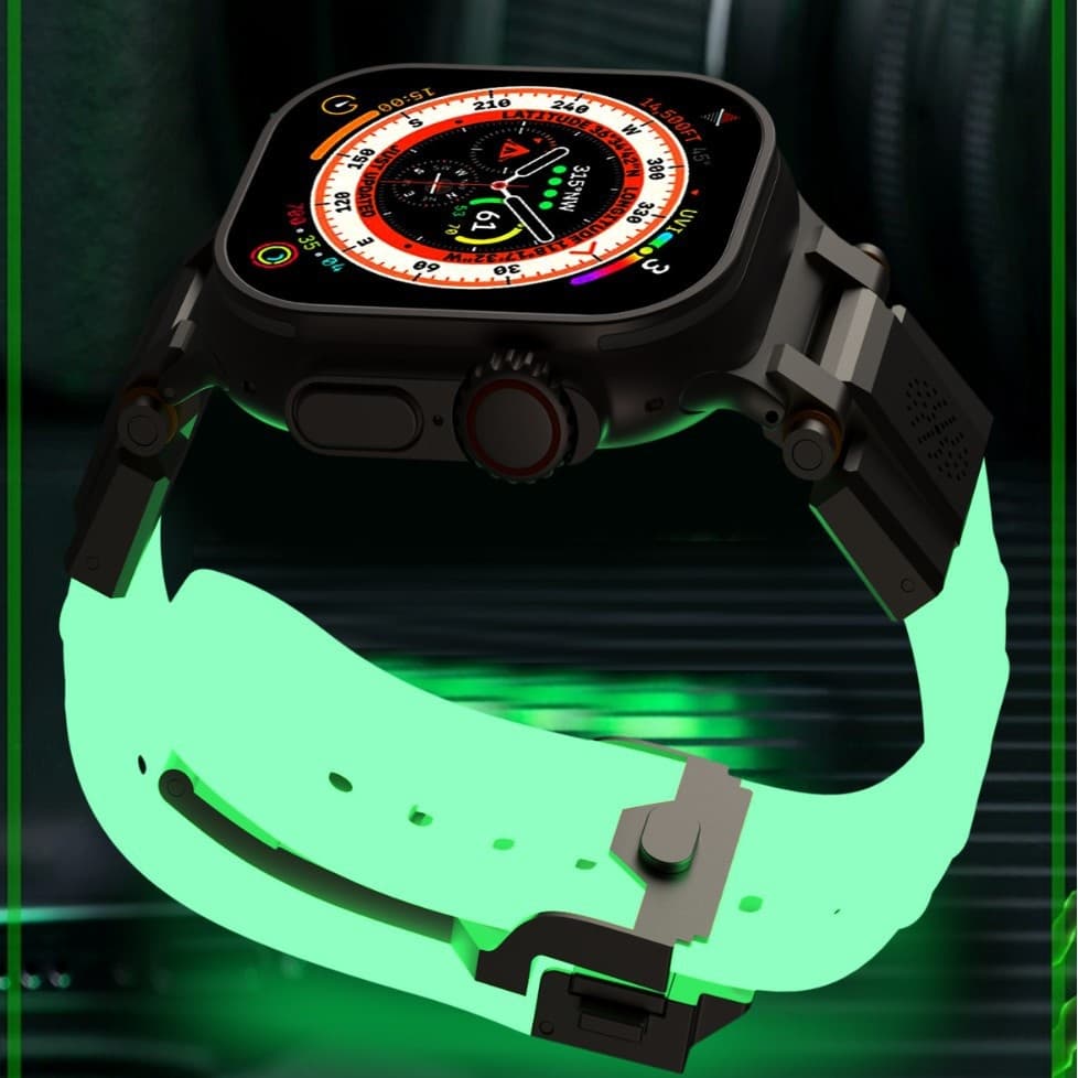 Banda de reloj de metal con aromaterapia