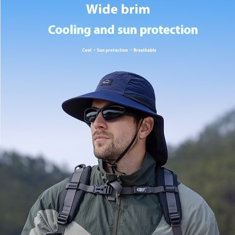 Gorra protección solar respirable para senderismo