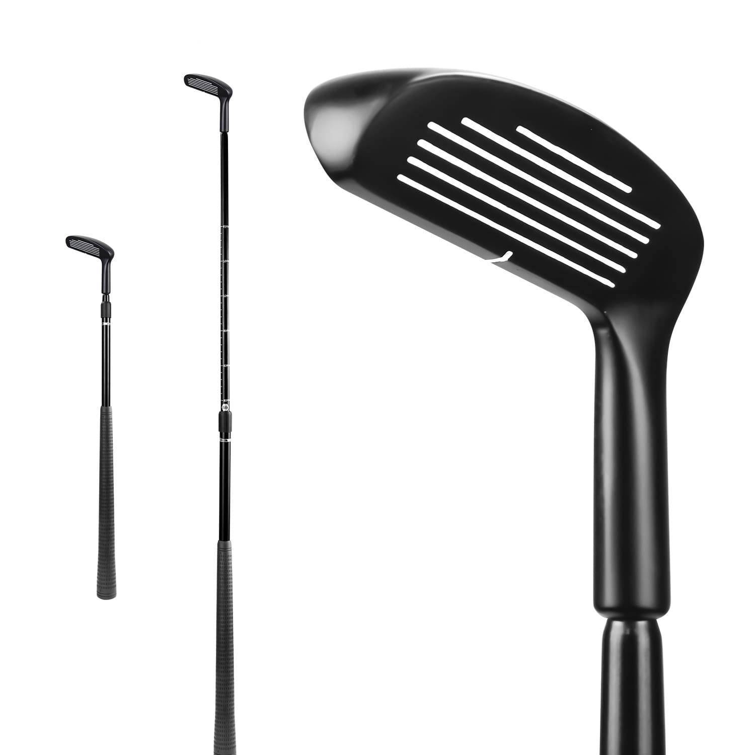 Palo de golf telescópico de aleación de zinc de doble cara