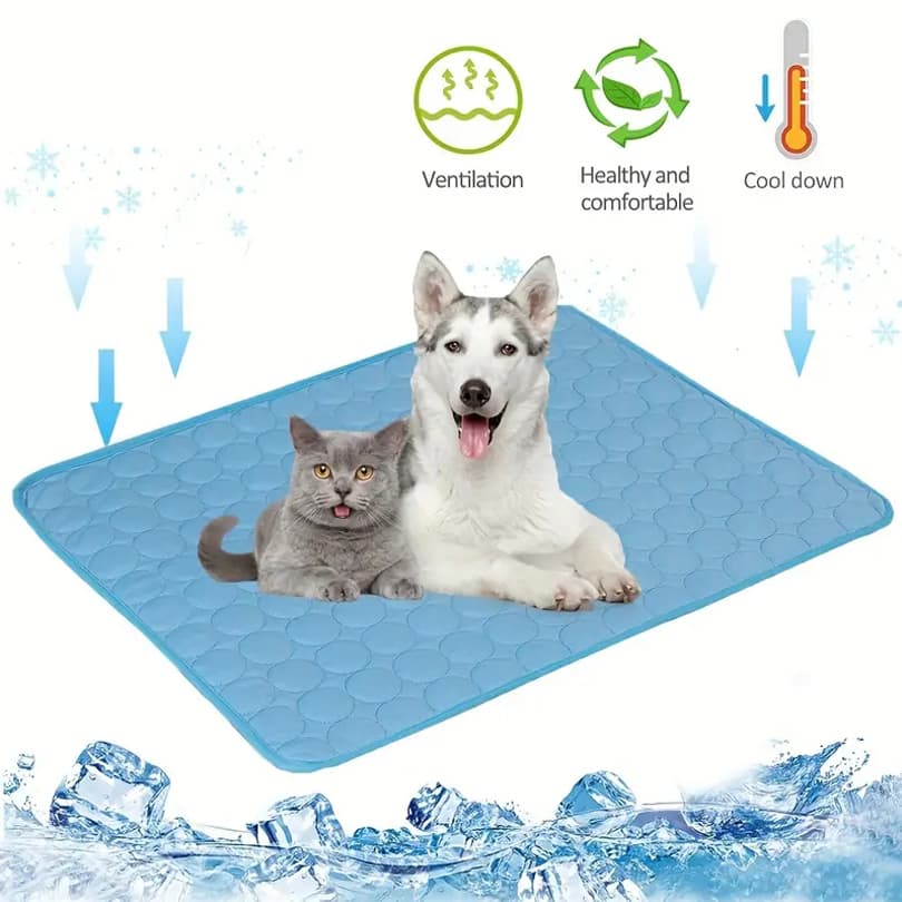 Colchoneta refrescante para mascotas de verano con tecnología ice silk