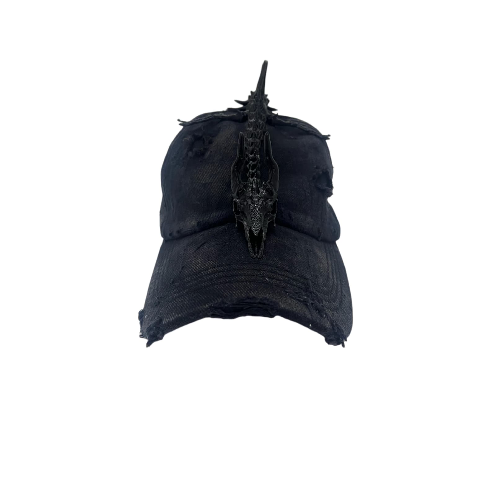 Gorra de lona con look desgastado vintage