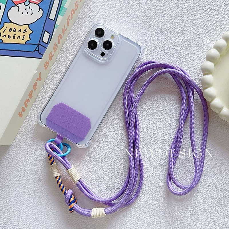 Cordón para teléfono con colores dopamina creativo