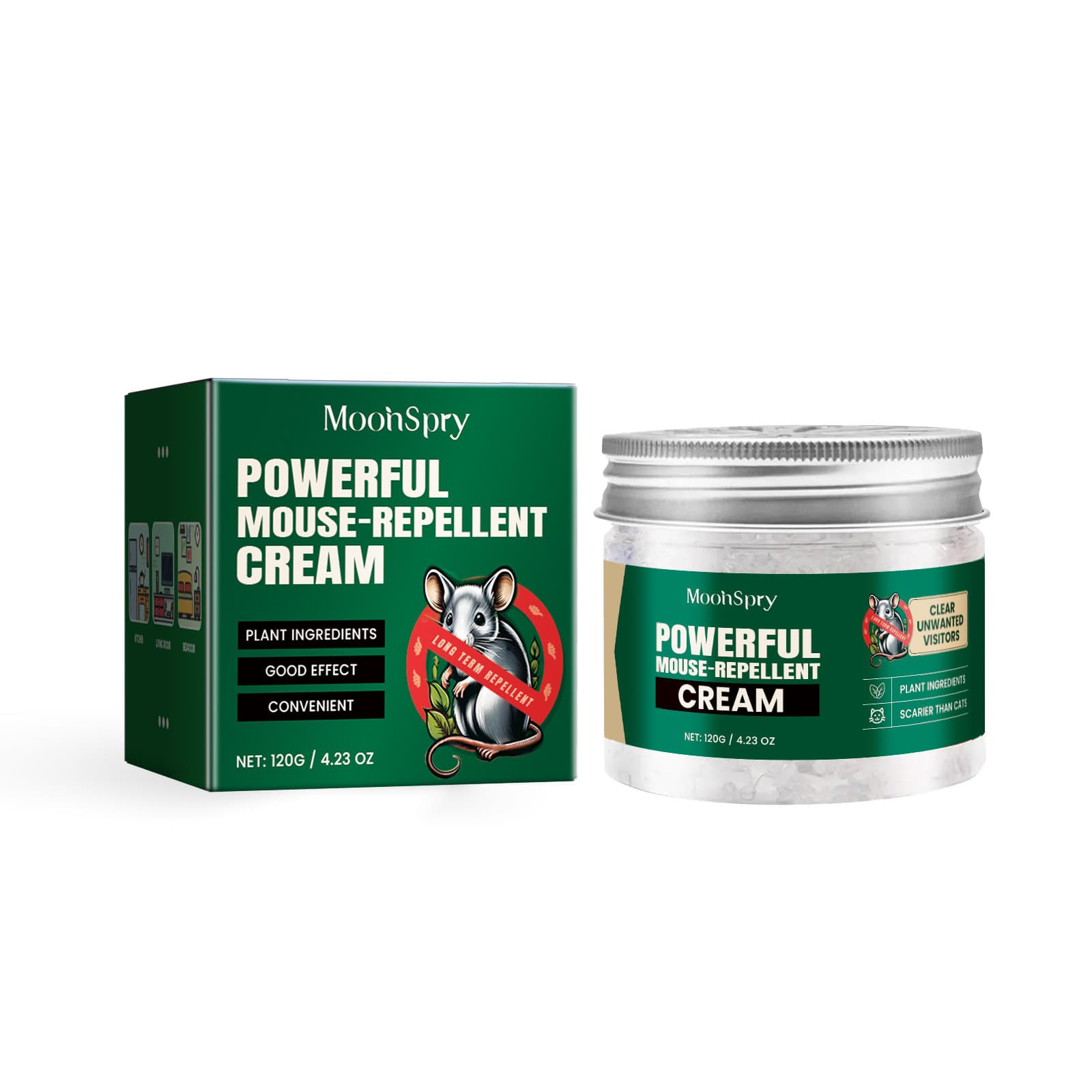 Crema repelente de roedores, 120 g