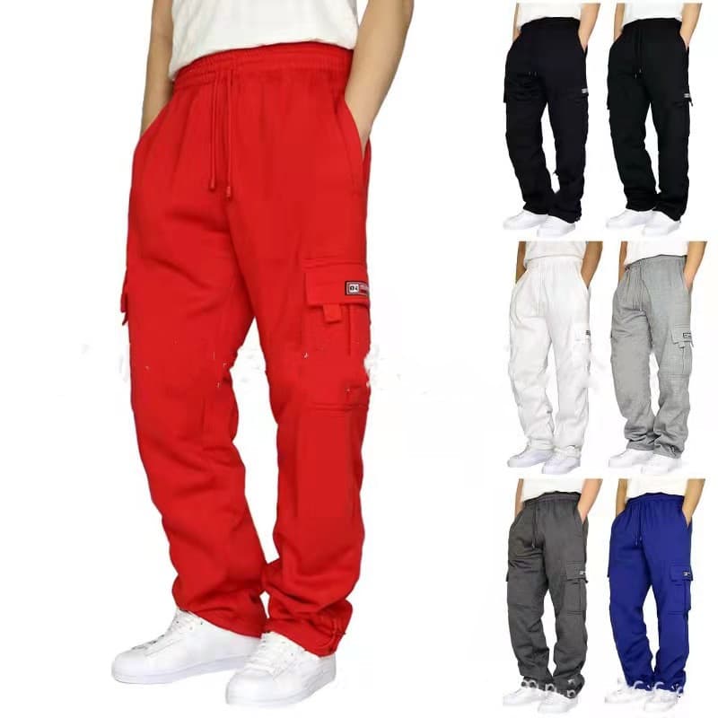 Pantalones deportivos con cintura elástica para hombre
