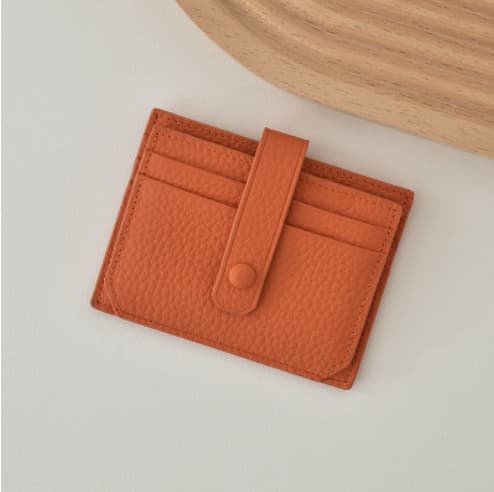 Cartera ultrafina para tarjetas con múltiples espacios