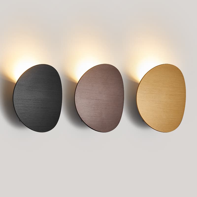 Lámpara de pared redonda minimalista moderna para pasillo y dormitorio