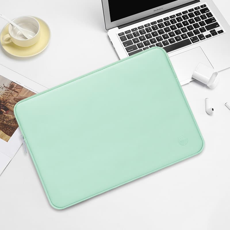 Funda protectora para laptop de cuero PU