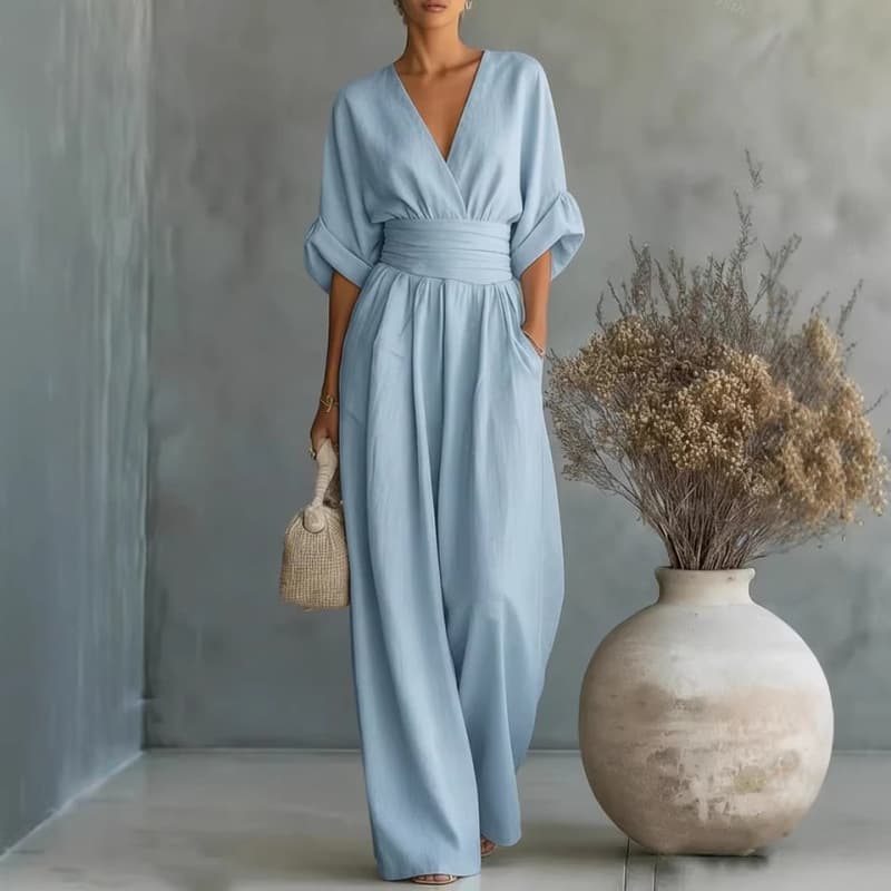 Jumpsuit elegante entallado de mujer para primavera verano