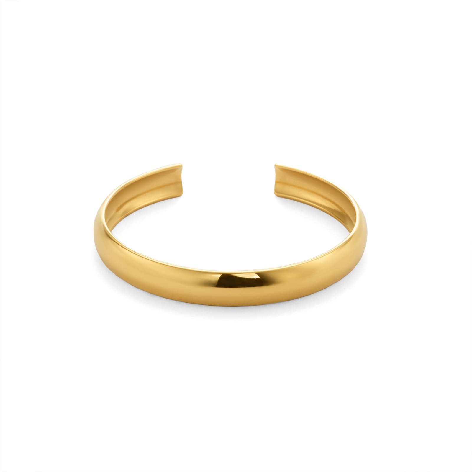 Pulsera de acero de titanio pulida para mujer